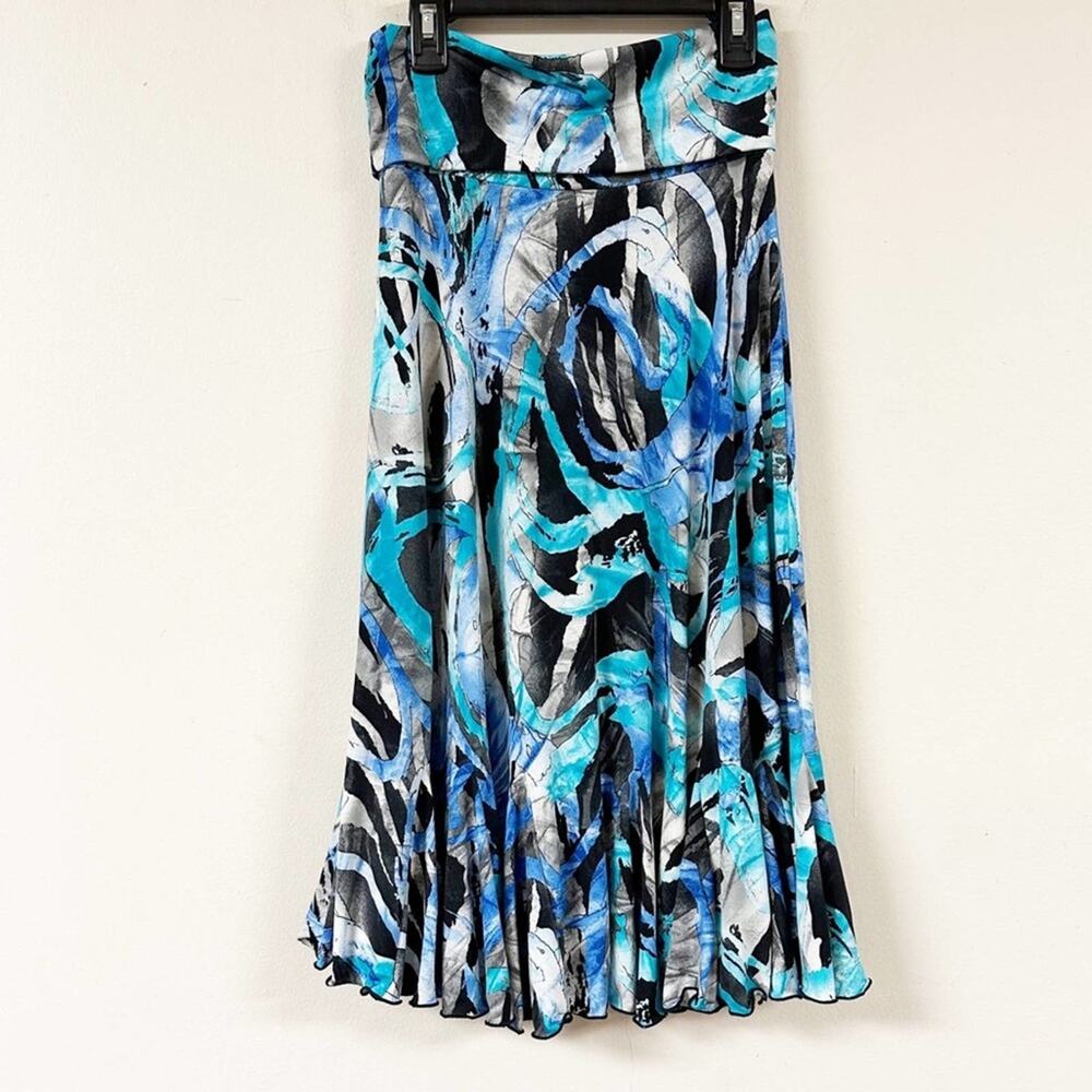 LAPIS Maxi Skirt Womens Size Small Multicolor Anthropologie Mermaidcore